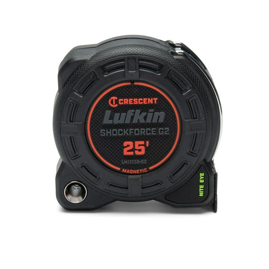 1-1/4" x 25' Shockforce Nite Eye™ G2 Magnetic Tape Measure