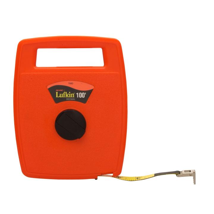 1/2" x 100' Linear Engineer's Fiberglass Tape Measure - BuildNexa FZE