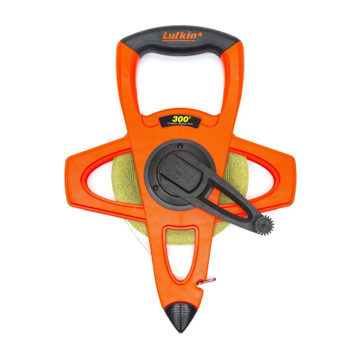 1/2" x 300' Pro Series Engineer's Ny-Clad® Steel Tape Measure - BuildNexa FZE