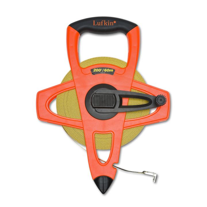 1/2" x 60m/200' Fiberglass SAE/Metric Dual Sided Tape Measure - BuildNexa FZE