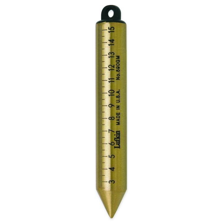 20 oz. Inage Solid Brass Cylindrical Metric Plumb Bob - BuildNexa FZE