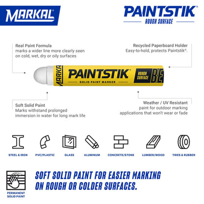 B-E Paintstik -Rough Surface Solid Paint Marker - BuildNexa FZE