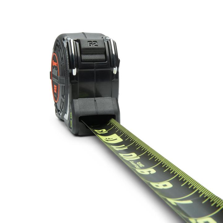 1-1/4" x 25' Shockforce Nite Eye™ G2 Auto-Lock Tape Measure - BuildNexa FZE