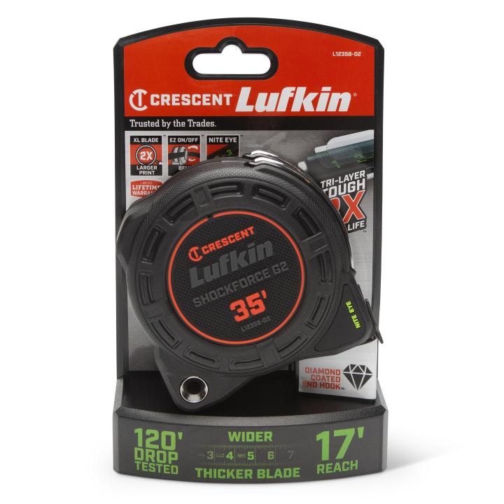 1-1/4" x 35' Shockforce Nite Eye™ G2 Tape Measure