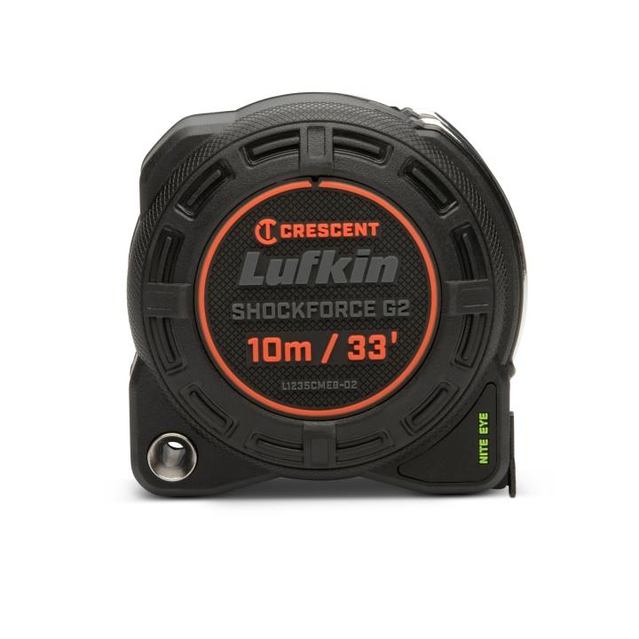 1-1/4" x 10m/33' Shockforce Nite Eye™ G2 Tape Measure