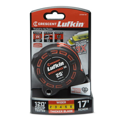 1-1/4" x 25' Shockforce™ G2 Magnetic Tape Measure - BuildNexa FZE