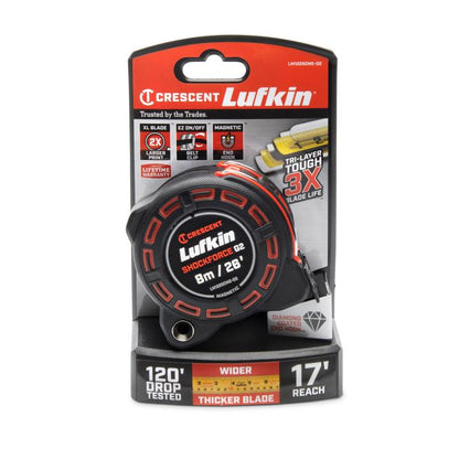 1-1/4" x 8m/26' Shockforce™ G2 Magnetic Tape Measure