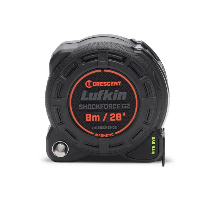 1-1/4" x 8m/26' Shockforce Nite Eye™ G2 Magnetic Tape Measure - BuildNexa FZE