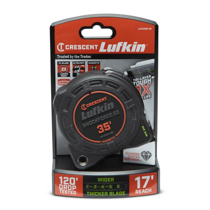 1-1/4" x 35' Shockforce Nite Eye™ G2 Magnetic Tape Measure - BuildNexa FZE