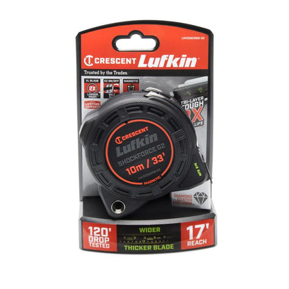 1-1/4" x 10m/33' Shockforce Nite Eye™ G2 Magnetic Tape Measure
