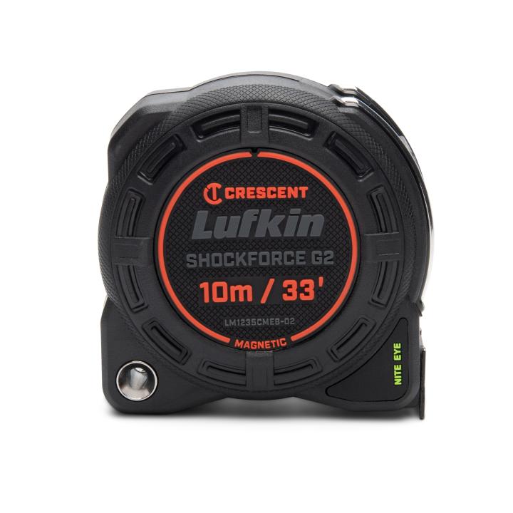 1-1/4" x 10m/33' Shockforce Nite Eye™ G2 Magnetic Tape Measure