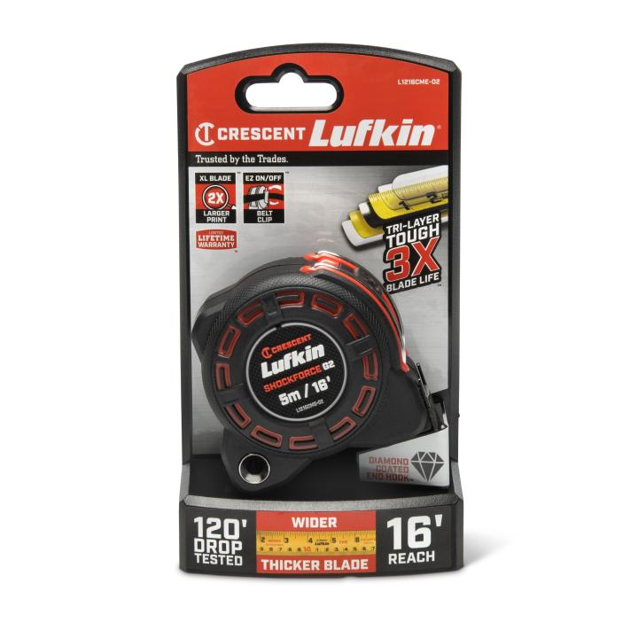 1-1/4" x 5m/16' Shockforce™ G2 Tape Measure - BuildNexa FZE