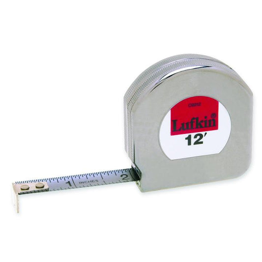 1/2" x 12' Mezurall® Chrome Clad® A6 Tape Measure - BuildNexa FZE