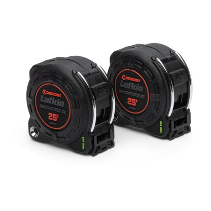 1-1/4" x 25' Shockforce Nite Eye™ G2 Tape Measure - 2 Pack