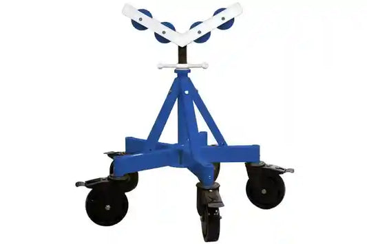 Pipe Jack Stand with Rollers