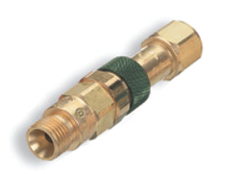 FUEL GAS LEFT HAND TORCH-TO-HOSE QUICK-CONNECT WITH CHECK VALVE (ITEM # QDB11)