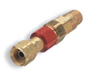 OXYGEN RIGHT HAND TORCH-TO-HOSE QUICK-CONNECT WITH CHECK VALVE (ITEM # QDB12)